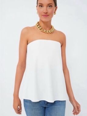 Tuckernuck Marin Top Ivory Strapless